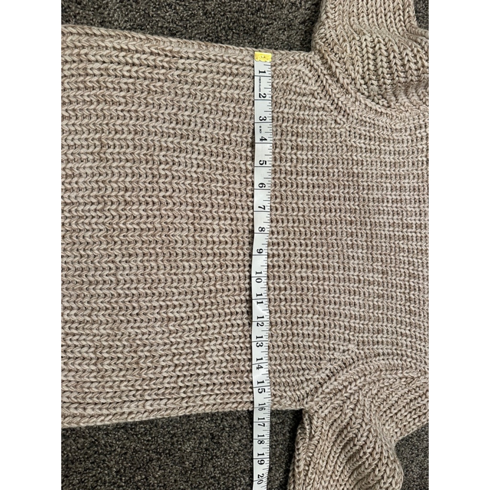 Brave Soul Chunky Knit Sweater Beige Women's Small - Picture 6 of 8